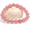 TCC™ Natural Rose Quartz Good Life & Relationship Charm Bracelet